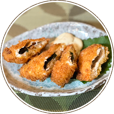 ささみしそチーズフライ